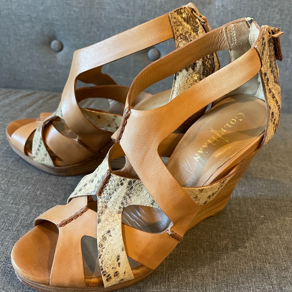 Cole Haan wedge sandals
